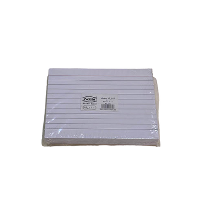 YassinPack Of Index Card 100sheets - 14*10cm - No:1072