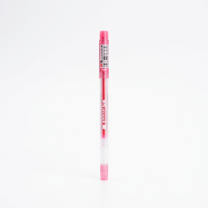 M&G Office G 0.5mm pink gel pen No.13271 studio white background