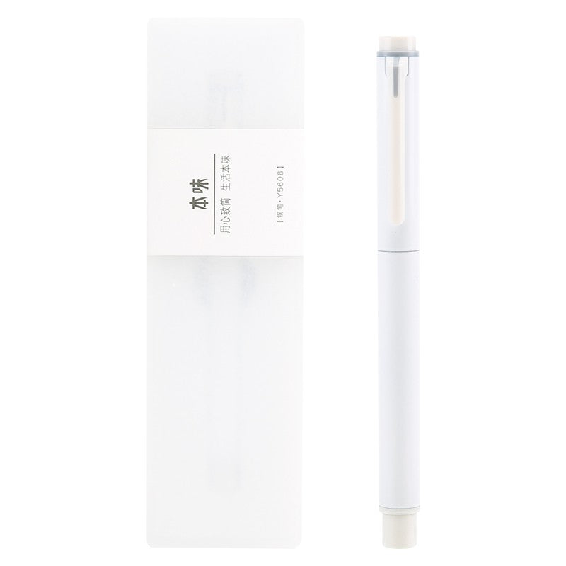 M&G Fountain Metal Pen Classic - White - No:AFPY5606