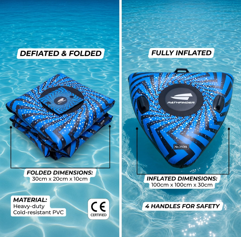 Heavy Duty PVC Water Slide Tube 100×100×30cm