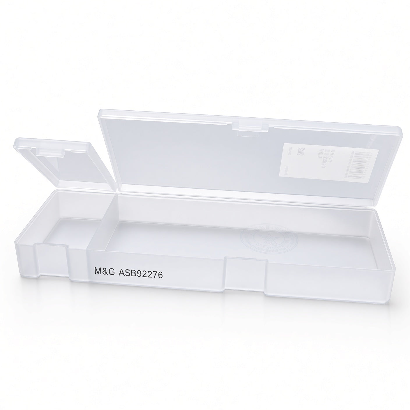 M&G Chenguang Large Multifunctional Plastic Pencil Case with 3 Compartments – No: ASB92276
