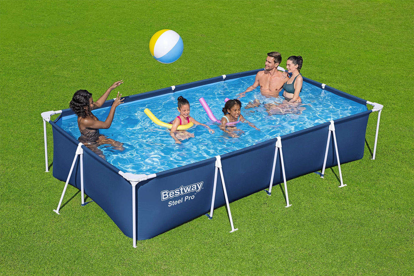 Bestway Steel Pro Rectangular Above Ground Pool 400×211×81cm – No.56405