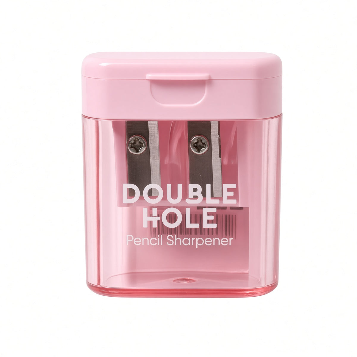 M&G Chenguang Double Hole Pencil Sharpener with Container  – Dual-Hole Sharpener for Standard & Thick Pencils - 1pcs - No: APS912F9