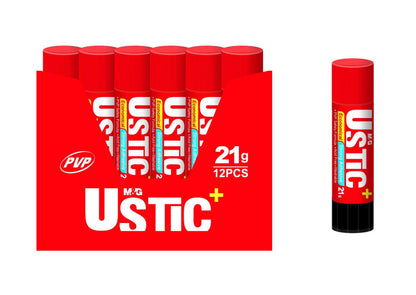 M&G Chenguang Glue ustic PVA glue stik PVA Glue Stick 21g – Strong & Smooth School and Office Adhesive – Non-Toxic, Quick Dry - 1pcs - No:  ASG971E3