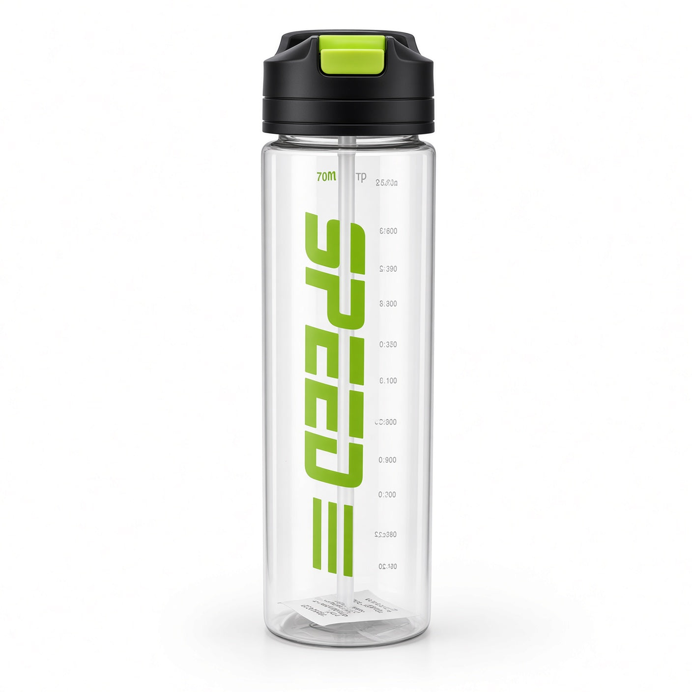 SPEED Stylish 700ML Water Bottle with Straw & Flip-Top Lid - 1pcs - Assorted Color