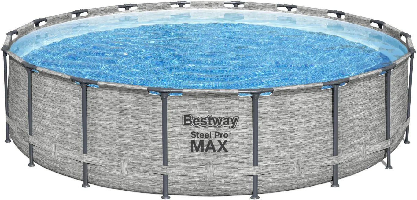 حوض سباحة دائري Bestway Steel Pro MAX 5.49م × 1.22م