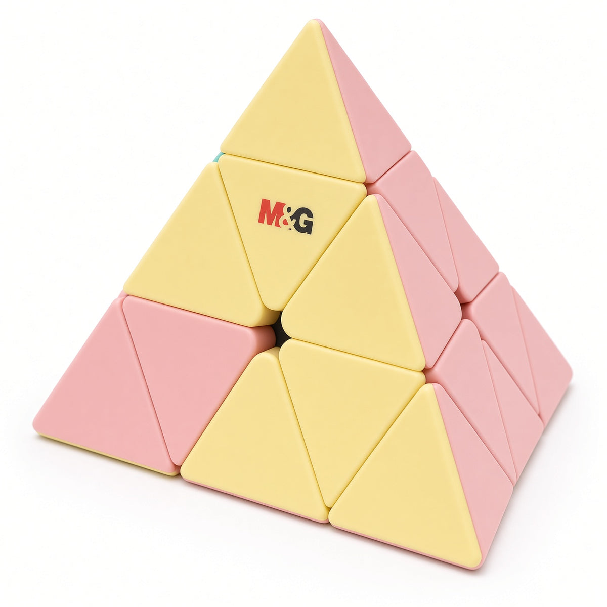 M&G Chenguang Magic Cube Pyramid Puzzle – Triangular 3D Brain Teaser for Kids Ages 3+ – Colorful Educational Logic Toy - No: APK959X3