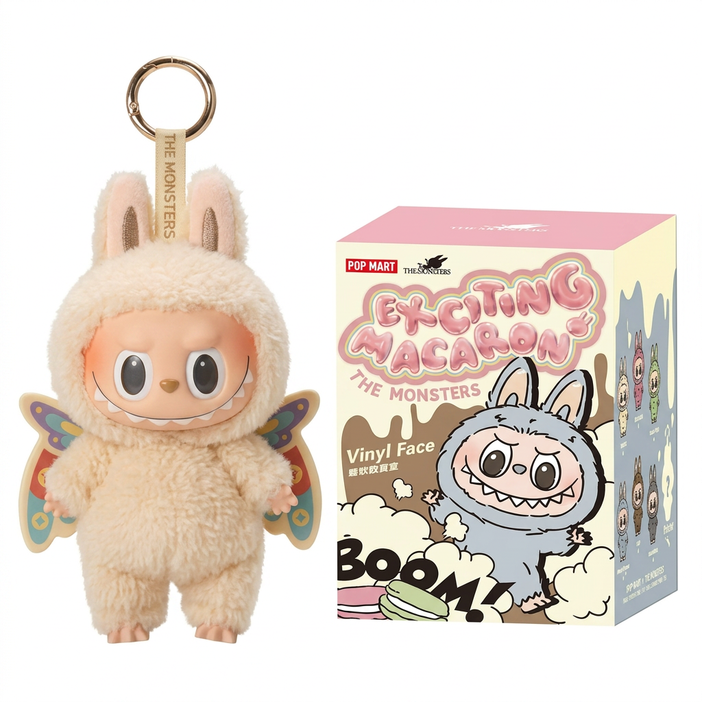 Labubu Wings of Fortune vinyl plush studio packshot