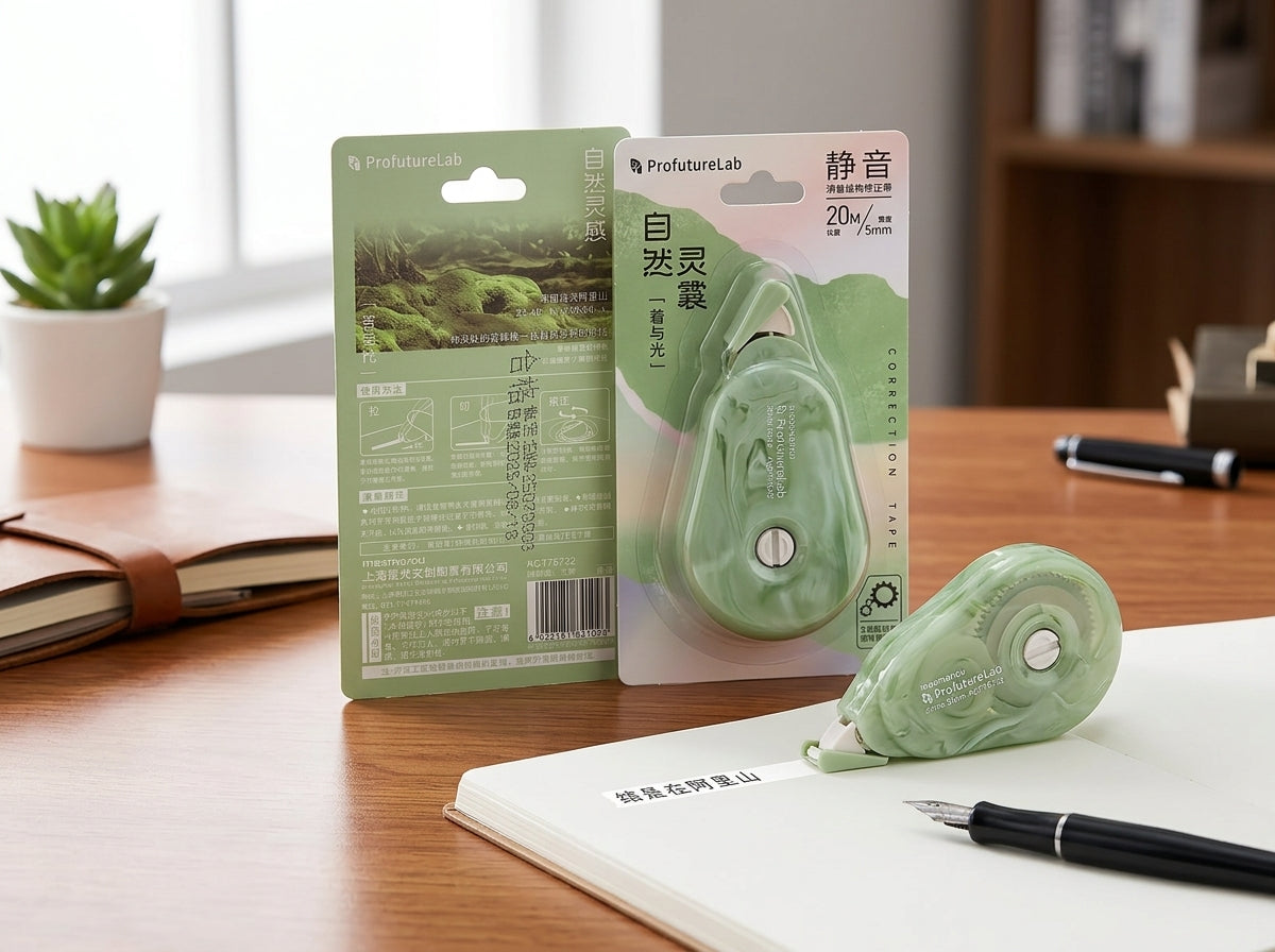 M&G Chenguang ProfutureLab Correction Tape – 20m x 5mm PET Correction Tape, Silent Operation, Smooth & Instant Dry - 1pcs - No: ACT75732
