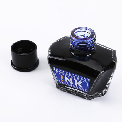 M&G Chenguang High Quality Glass Of Ink 60ml For Signature and Decorative Writing & Stamp Pad refill - Blue - No: AICW9001C