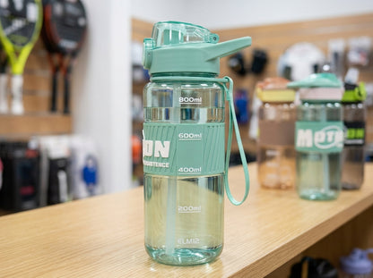 800ml Tritan Sports Water Bottle with Flip Straw and Leakproof Lid - 1pcs