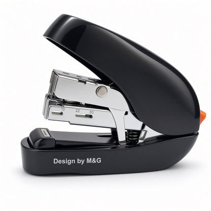 M&G Chenguang MGS-29 Power Saving Stapler Set with 1000 Staples – 25 Sheets Capacity, Anti-Jamming, Suitable for 24/6 & 26/6 Staples - 1pcs - No: ABS916MK