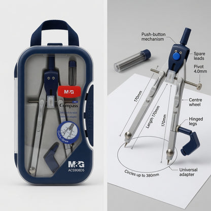 M&G Chenguang Compass crucible with adapter + leads - No:ACS908D5