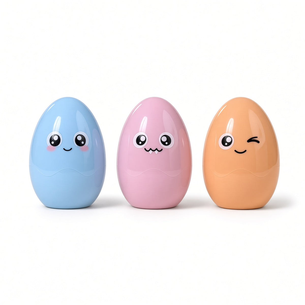 M&G Chenguang Egg-Shaped Pencil Sharpener with Built-In Shavings Container – Cute Pastel Design - 1pcs – No: APS912K1