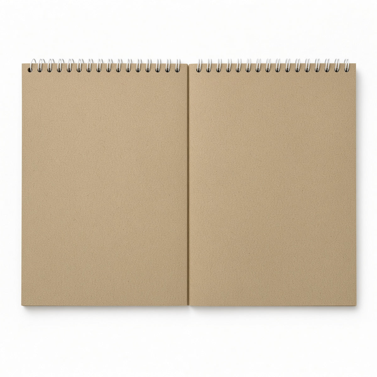 Yassin Brown Craft Paper Spiral Sketch Book – 30 Sheets, 140 × 192 mm, 115 GSM - No: 1165