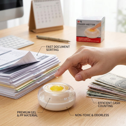 M&G Finger Wetter Moistener – Non-Toxic Gel Finger Moistener for Paper Handling - No:9517