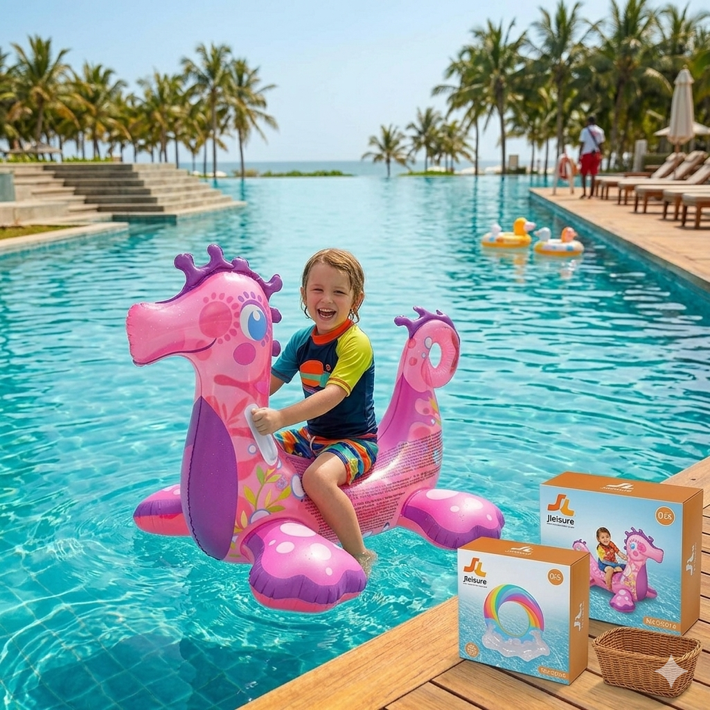 Jilong Sunclub Seahorse Rider outdoor inflatable 119*78cm - No:35014
