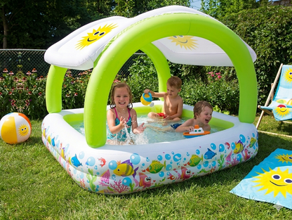 Jilong Sunclub Sunshade Square Pool outdoor inflatable water sports - No:51016