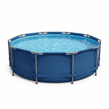 Jilong Avenli Blue Round steel frame 3.00m*76cm pools family swimming Pool with Filter Pump 300gal - No: 17798EU