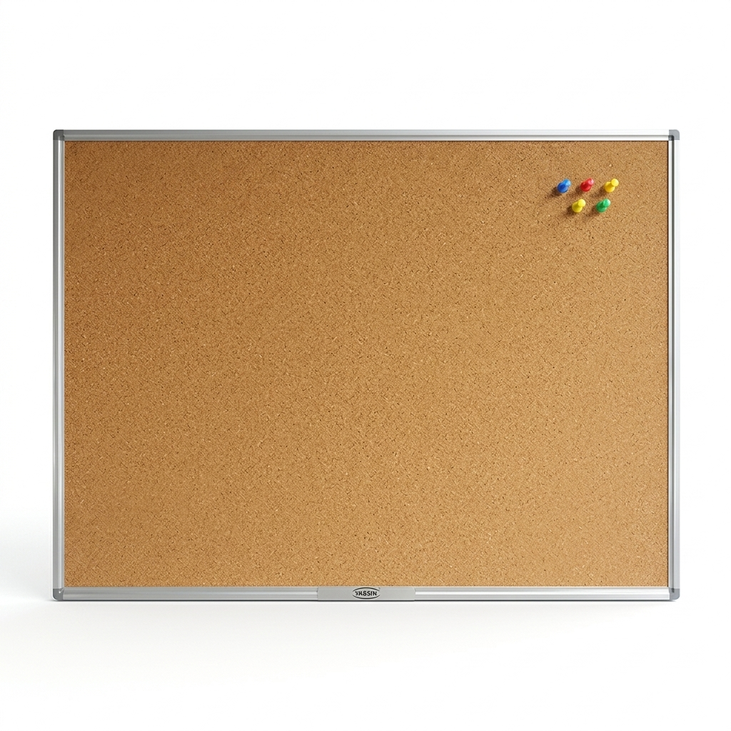 Yassin Cork Board with Metal Frame 60x45