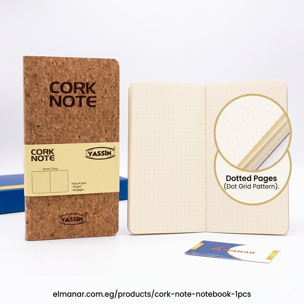 CORK NOTE Notebook - 1pcs
