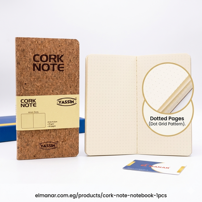 CORK NOTE Notebook - 1pcs