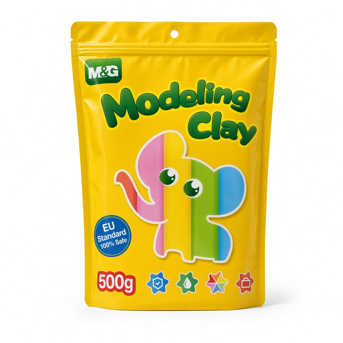 M&G Chenguang Modeling Clay 500g – Single Color Play Dough – Non-Toxic Creative Modeling Clay for Kids - No: AKE04475