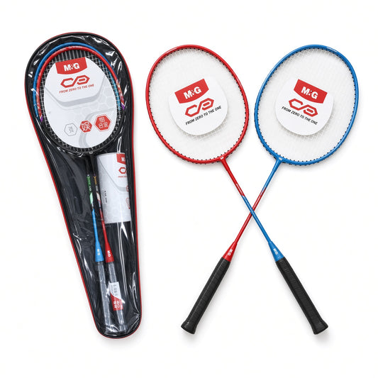 M&G Chenguang Badminton Racket Set with 2 Rackets & Shuttlecocks with 3 shuttlecocks -  66cm  – No:  AST09308
