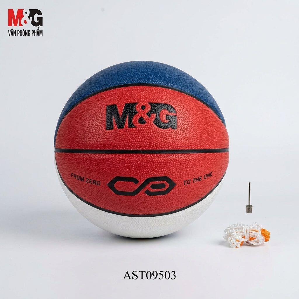 M&G Chenguang Basketball Size No. 5 Multicolor  - No:AST09503