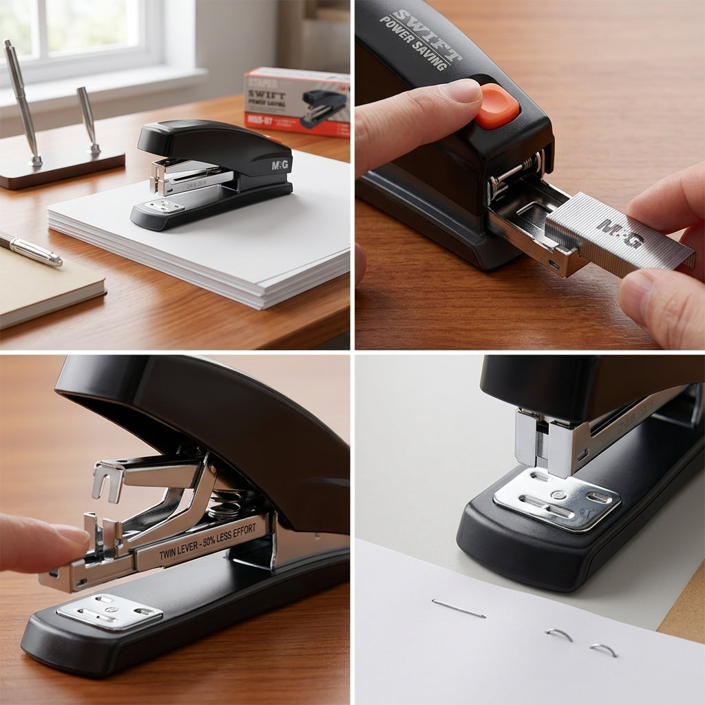M&G Swift Power Saving Stapler 24/6 - 26/6 No: ABSN2676