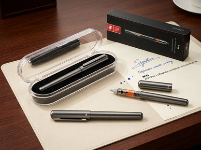 M&G Chenguang Magnetic Levitation Metal Signature Gel Pen , luxury Pen , Classy Style   – 0.7mm Blue Ink - No:  AGPUA671