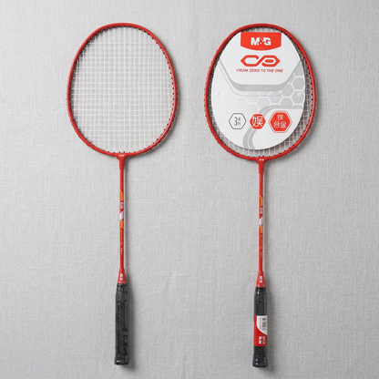 M&G M2 badminton racket set of 2 flatlay