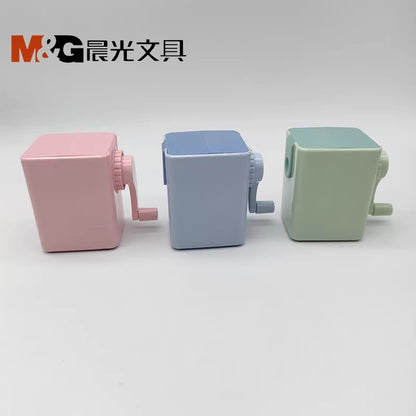 M&G Chenguang Automatic Pencil Sharpener with Anti-Spill Design Hand-Cranked Manual Pencil Sharpener - 1pcs - No: APS906H1