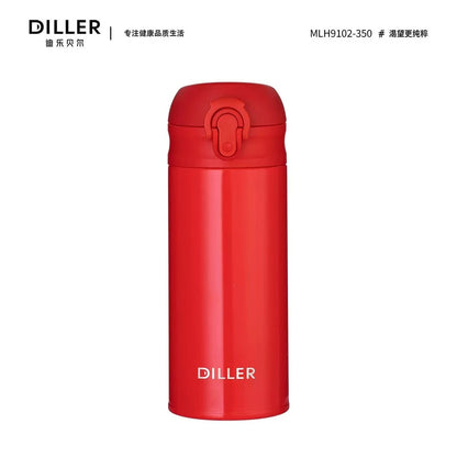 DILLER Vacuum Flask & Thermal Bottle Gift Set – 1600ml Jug + 460ml Travel Bottle – Double Wall Stainless Steel Insulated
