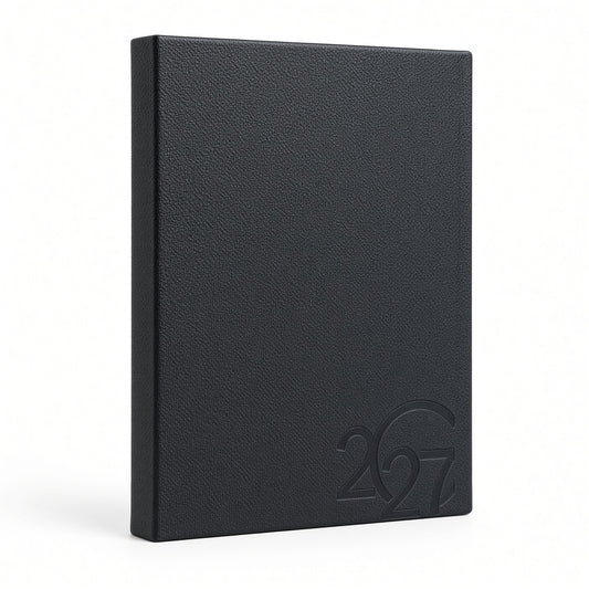 2027 Daily Agenda Planner B5 Size, Hardcover Diary with Arabic & English Calendar, Daily Schedule Organizer, Assorted Colors - 1pcs