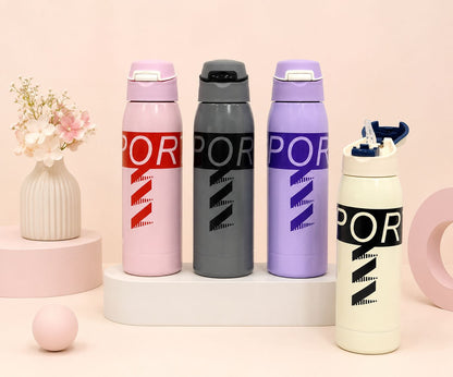 500ml Vacuum Insulated Stainless Steel Sports Water Bottle – Leakproof Thermal Flask for Hot & Cold Drinks