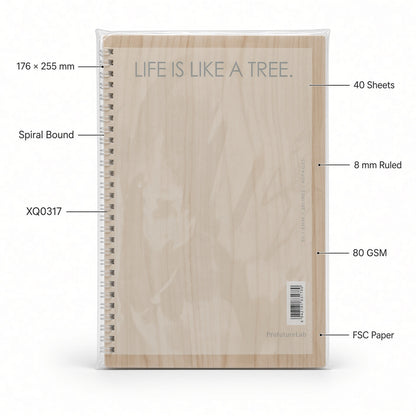 M&G Chenguang Masmaru Profuture Lab Spiral Notebook – 176 × 255 mm, 40 Sheets, 80 GSM - 1pcs- No: XQ0317