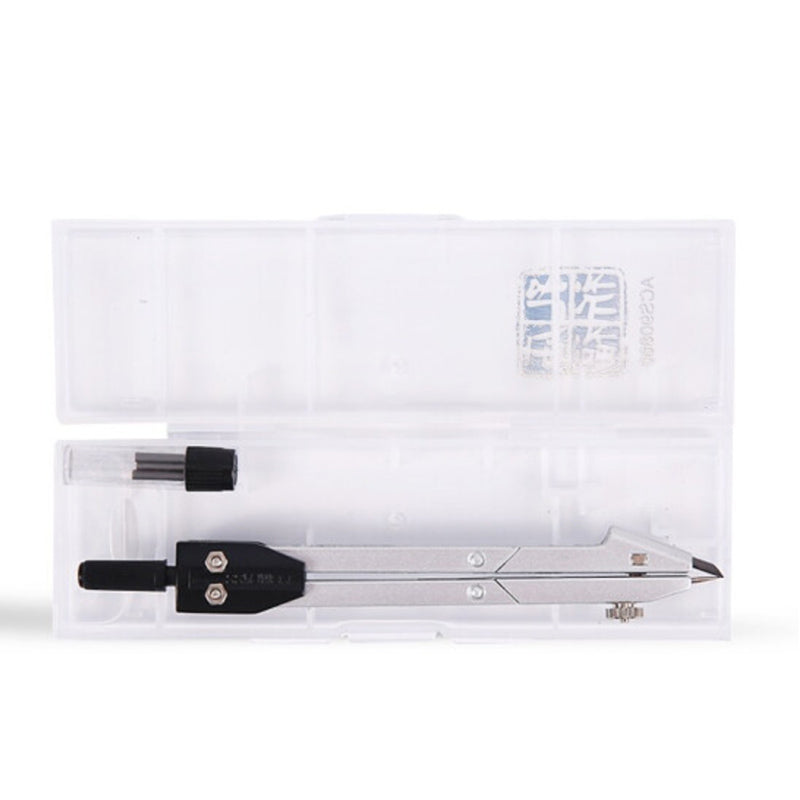 M&G Chenguang Metal Compass Set with Replacement Lead  – Geometry Drawing Compass - 1pcs - No: ACS90860
