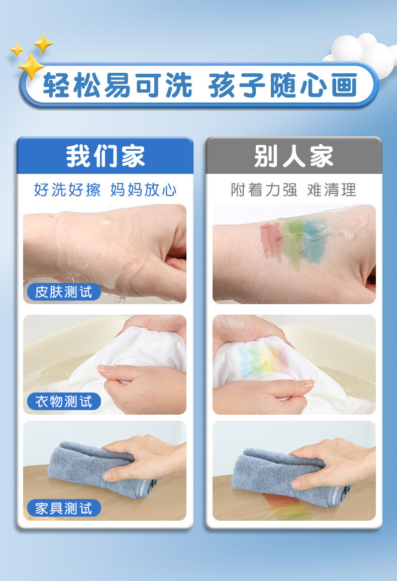 M&G Chenguang Washable Watercolor Pens, Triangular Barrel , Colors Painting Set - 24 Colors - No: ACP901AU