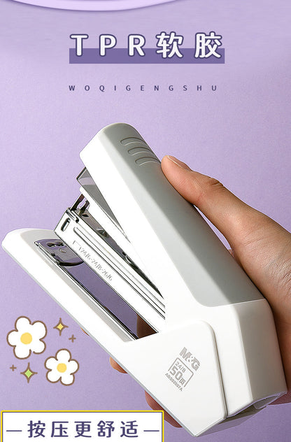M&G Chenguang Heavy Duty Stapler 50 Sheet Stationery Large Adhesive Backed Stapler Heavy Duty Stapler School Supply Use - 1pcs- No: ABS92897B