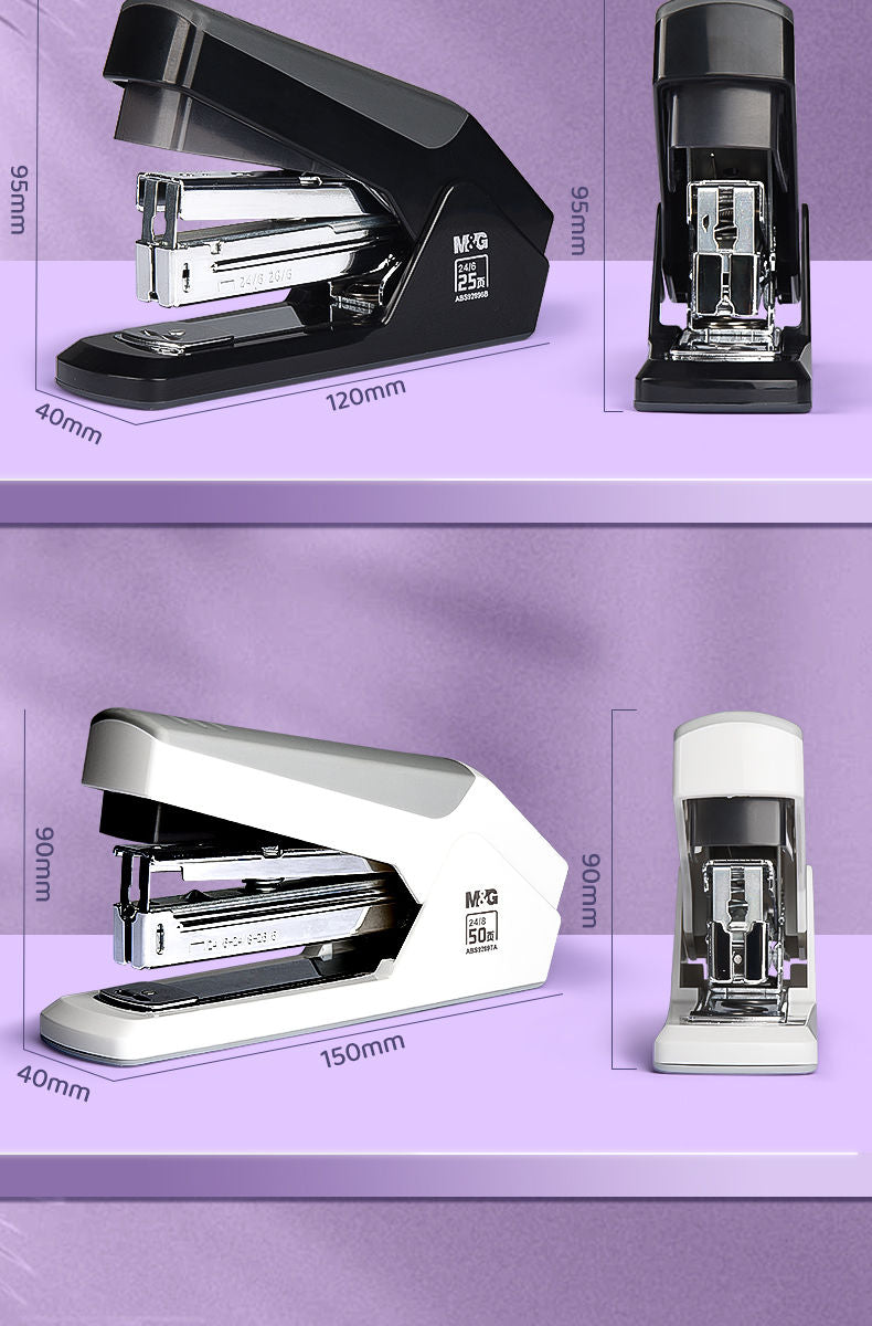 M&G Chenguang Heavy Duty Stapler 50 Sheet Stationery Large Adhesive Backed Stapler Heavy Duty Stapler School Supply Use - 1pcs- No: ABS92897B
