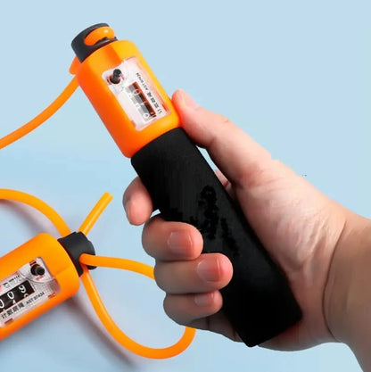 M&G Chenguang Adjustable Jump Rope with Counter – Foam Handle Skipping Rope for Fitness and Cardio Training - No:AST97434