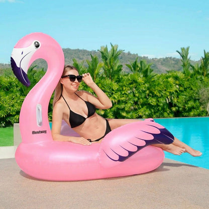Bestway Inflatable swimming mattress Flamingo, 153 cm x 143 cm, load capacity up to 90 kg - No:41475