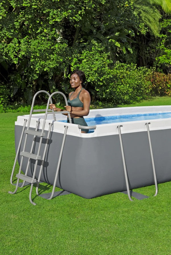 Bestway Frame Pool Power Steel 4.04m x 2.01m x 1.00m Rectangular Pool Set - 56442