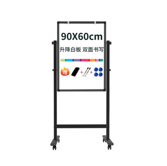 M&G Chenguang H Type Dry Erase Whiteboard with Stand - Portable whiteboard on wheels - Size: 60cm X 90cm - No:ADB983V6