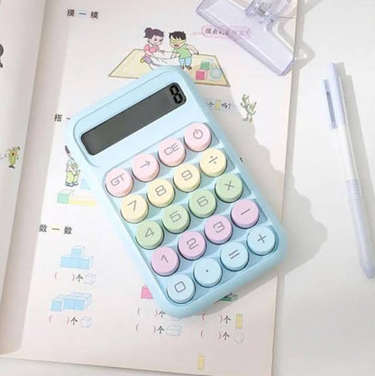 M&G Chenguang MGC-15 Desktop Calculator, 10-Digit Display – Cute Pastel Design, Large Round Keys, Portable Office & School Calculator - No: ADG981K9