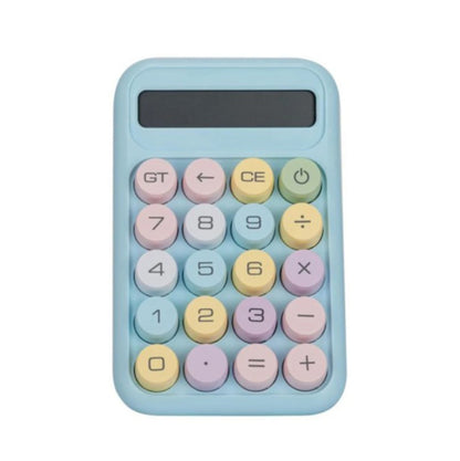 M&G Chenguang MGC-15 Desktop Calculator, 10-Digit Display – Cute Pastel Design, Large Round Keys, Portable Office & School Calculator - No: ADG981K9