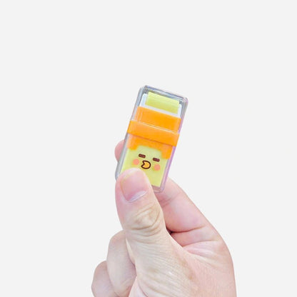 M&G Chenguang Roller Eraser with Dust Cleaning Roller – Cute Animal Design, Dustless PVC Eraser for School, Office & Drawing - 1pcs - No: AXP963NA