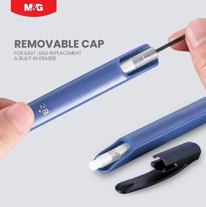 M&G Chenguang Jawi 2B Exam Mechanical Pencil with Leads 1.8mm and Eraser - 1pcs - No: Hamp0355