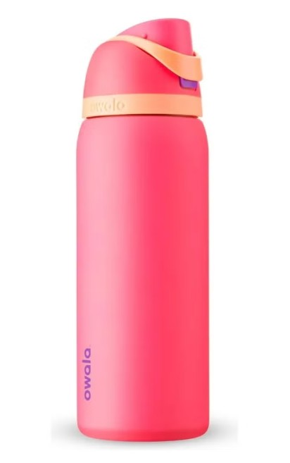 Owala FreeSip 32oz (945ml) Insulated Stainless Steel Water Bottle – Leakproof Vacuum Bottle with Built-in Straw & Carry Loop
